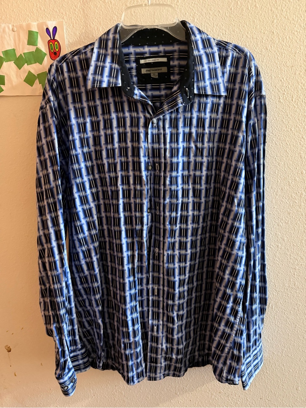 Johnston and Murphy button down dress shirt